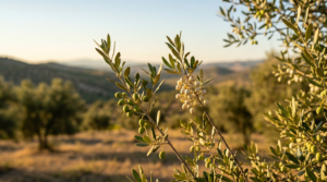 ramas de acebuche y acebuchina blanca